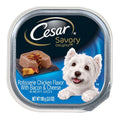 Cesar Wet Dog Food Rotisserie Chicken w/Bacon & Cheese 3.5oz 24pk