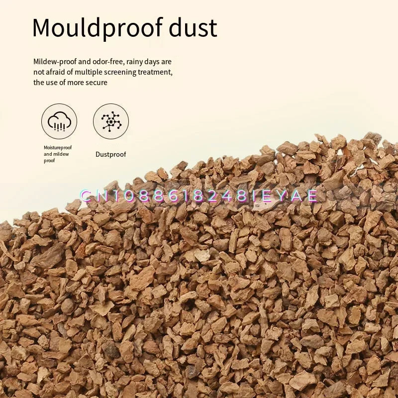 Oak Cork Pellets Hamster Bedding — Dust-Free.