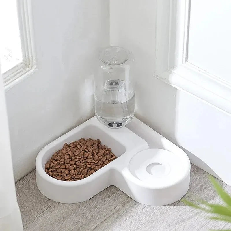 Automatic Drinking Pet Dual Bowls