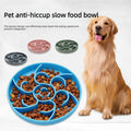 Silicone Slow Feeder Pet Bowl — Anti-Gulping, Non-Slip & Anti-Tip for Dogs & Cats