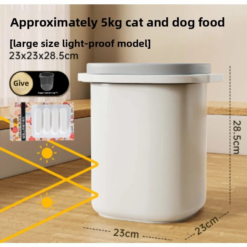 Vacuum-Sealed Pet Food Storage Bin