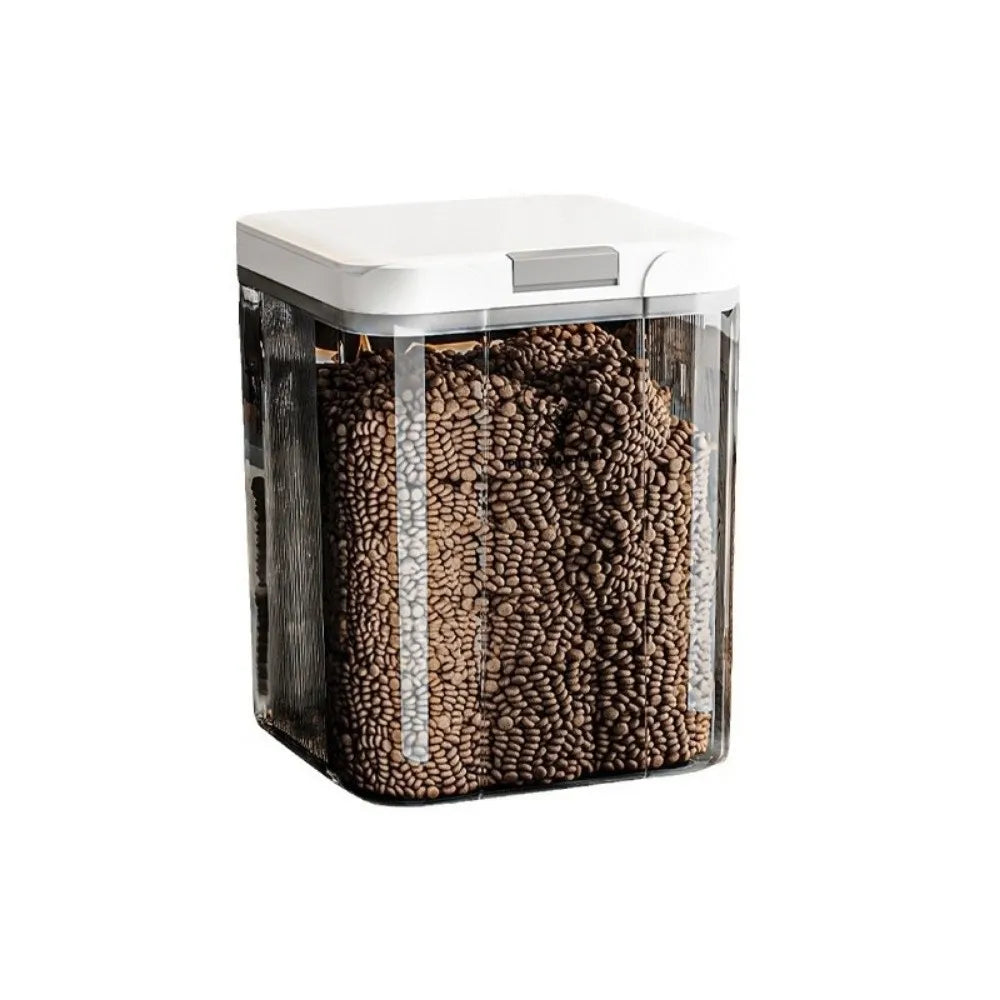 Moisture-Proof Pet Food Storage Container — Transparent, Airtight & Insect-Proof