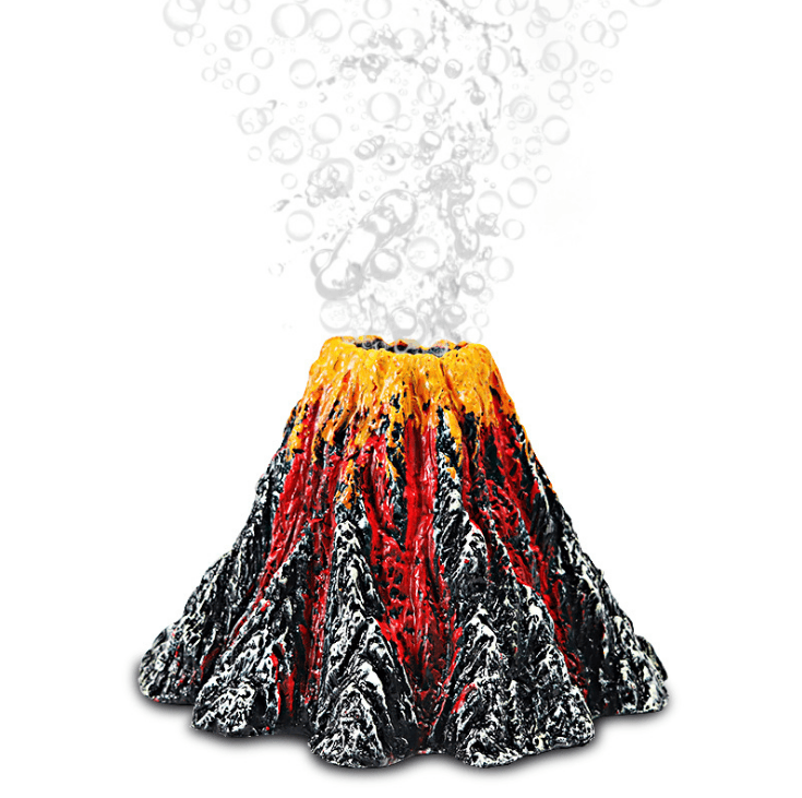 Resin Volcano For Aquariums