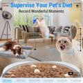 Smart Pet Feeder with 2K Camera, 5G WiFi, Night Vision, 7L Food Dispenser — Easy Clean