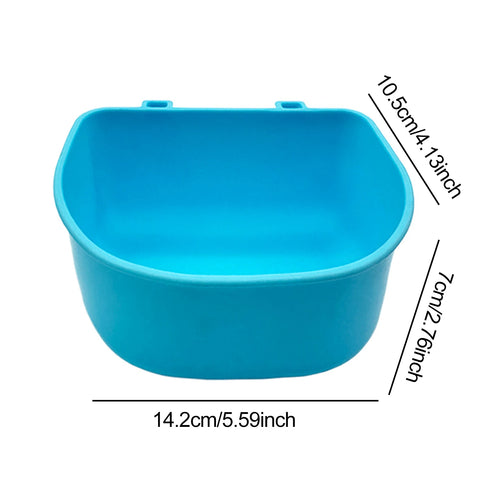 2-Pack Pet Hanging Food Bowls — Crate & Cage Clip-On Bowls for Cats, Dogs & Puppies