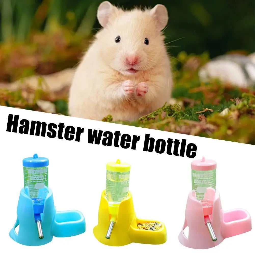 Hamster Ball Feeder & Water Bottle — Gravity No-Leak