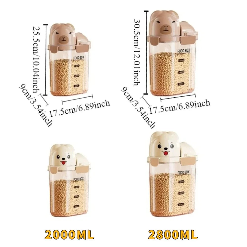 Large Capacity Dog Food Storage container.