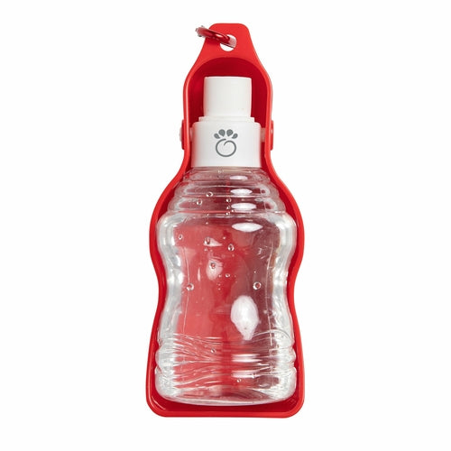 Portable Dog Water Bottle — Leak-Proof Travel Dispenser in Blue, Yellow & Red