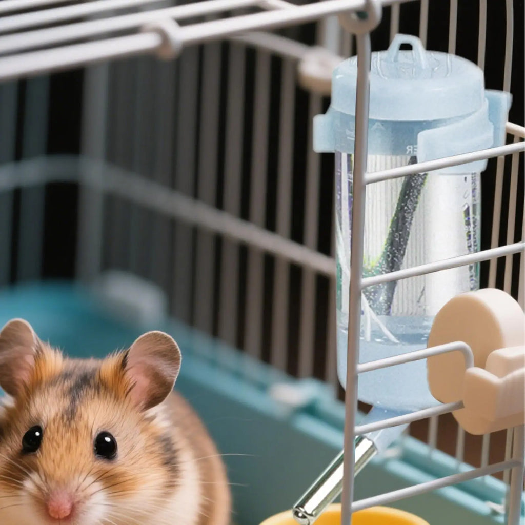 80ml Small Pet Water Bottle — No-Drip Cage Drinking Bottle for Hamsters