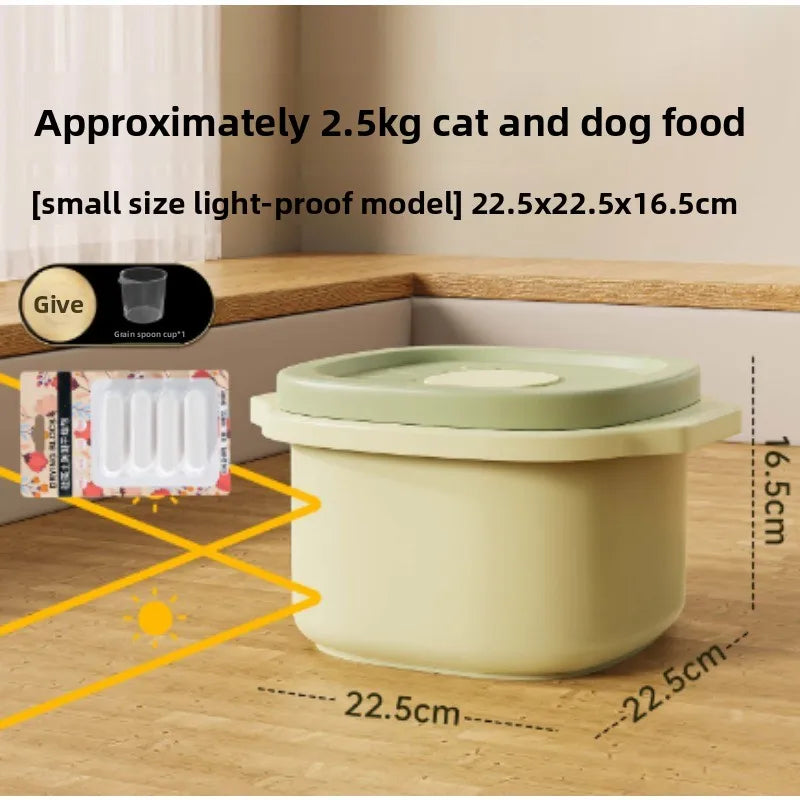 Vacuum-Sealed Pet Food Storage Bin