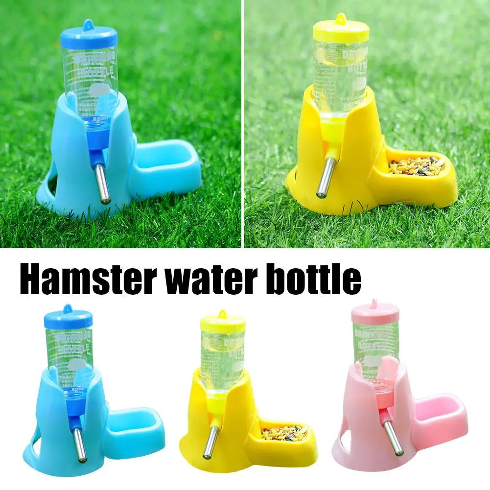 Hamster Ball Feeder & Water Bottle — Gravity No-Leak