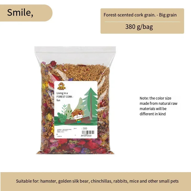 Oak Cork Pellets Hamster Bedding — Dust-Free.