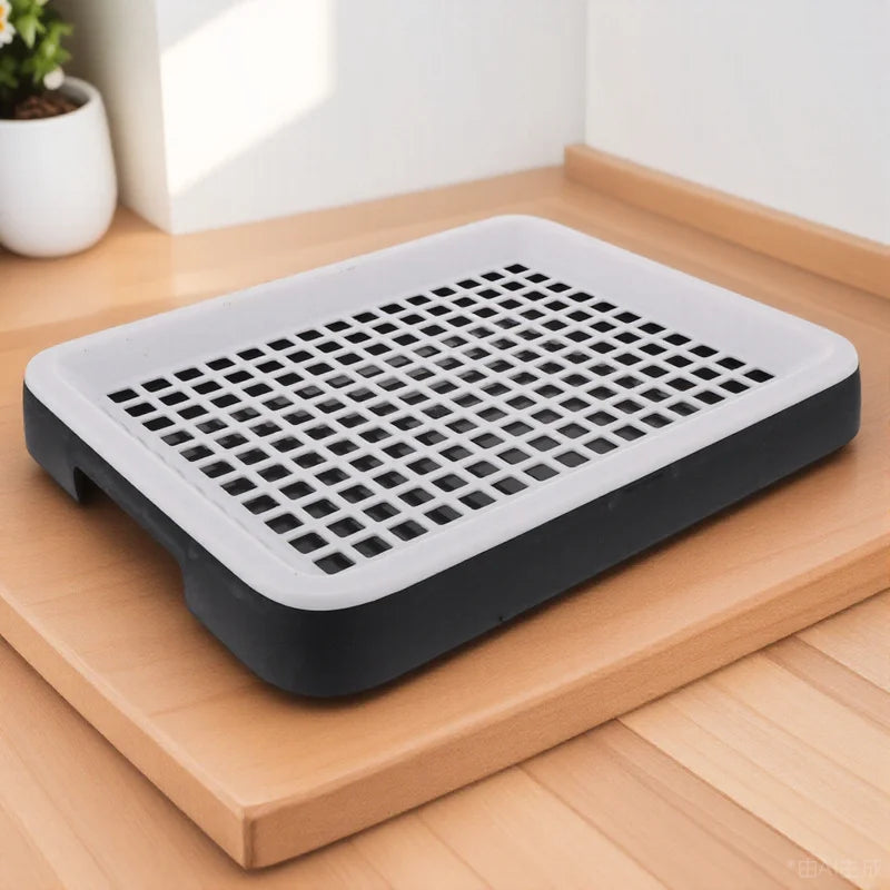 Bunny Litter Box for Small Pets — Thick Bottom Net, Fixed Installation & Easy Clean Rabbit Cage Toilet