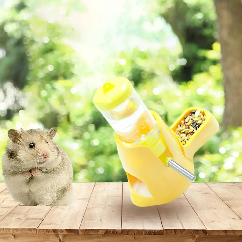 Hamster Ball Feeder & Water Bottle — Gravity No-Leak