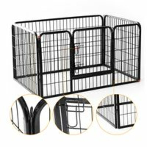 PawHut 49" 4-Panel Heavy Duty Pet Playpen for Dogs.