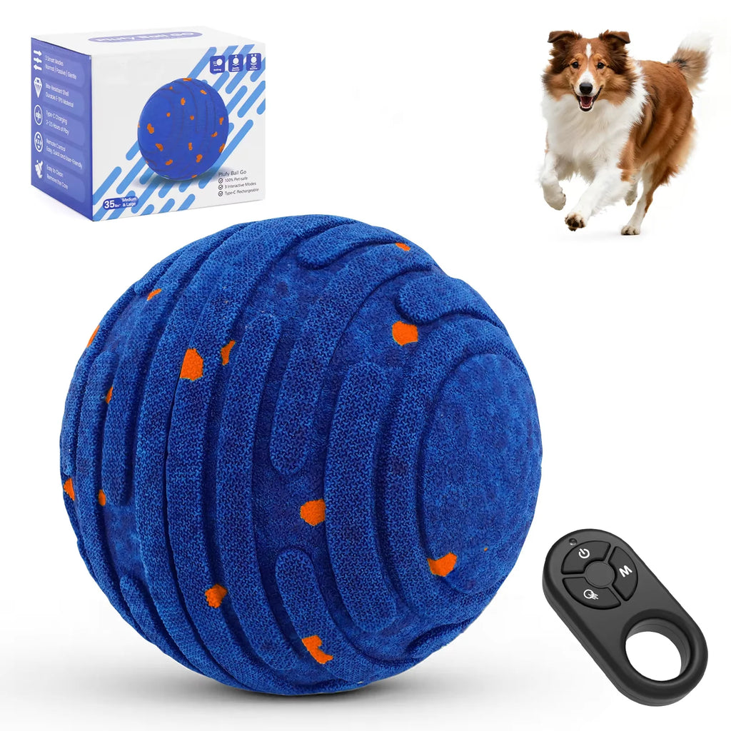 Smart Interactive Dog Toy Ball — Automatic Moving, Rechargeable.