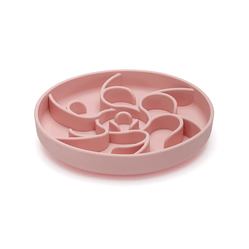 Silicone Slow Feeder Pet Bowl — Anti-Gulping, Non-Slip & Anti-Tip for Dogs & Cats